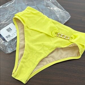 Swimsuits For All Vibrant Yellow Bikini Bottom size 8